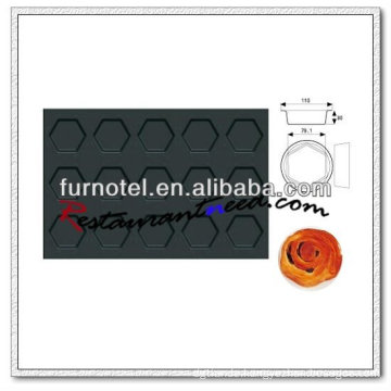 V046 Non-Stick 15 Cups Hexagon Cake Mould